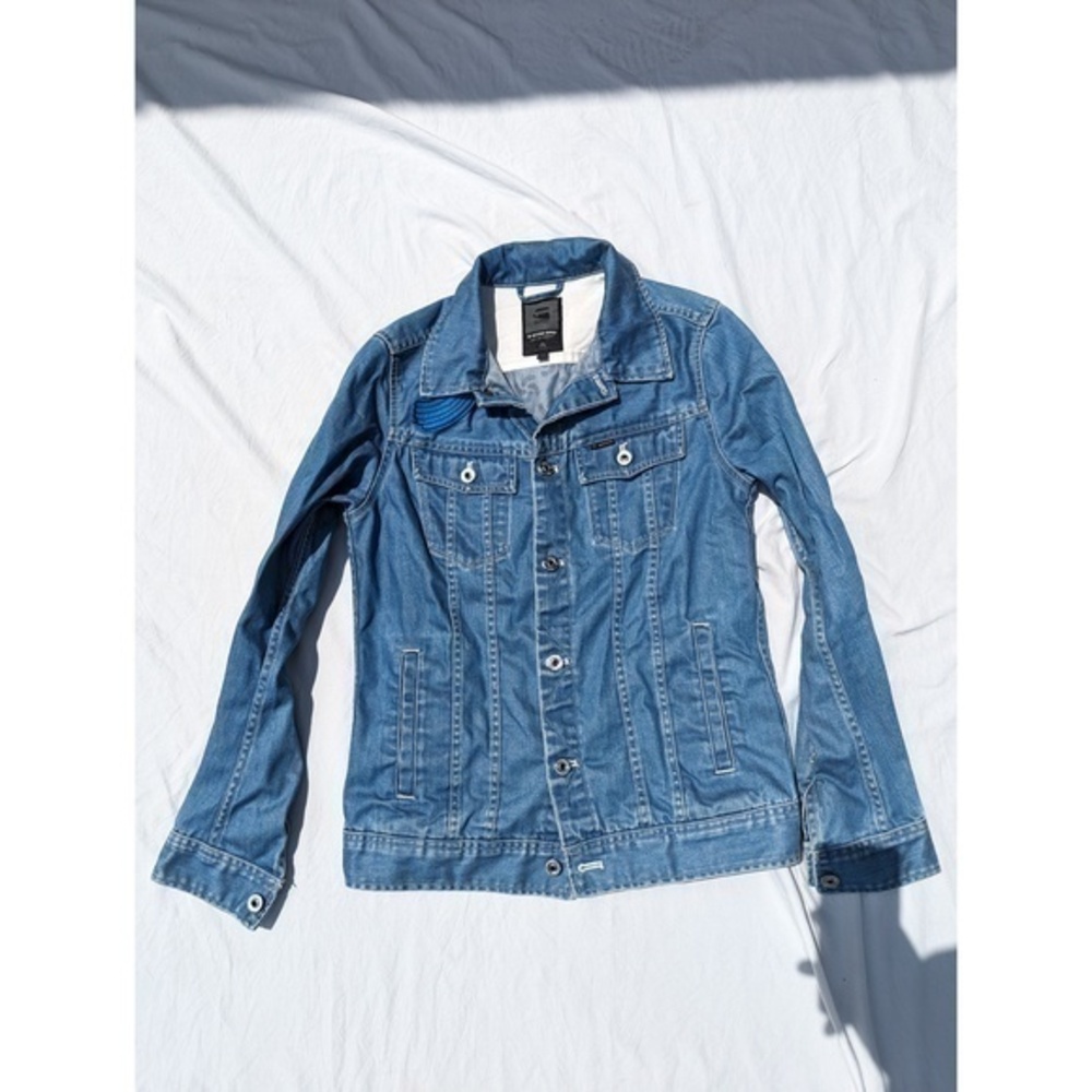 G Star Raw Jean Jacket with Octopus Patch